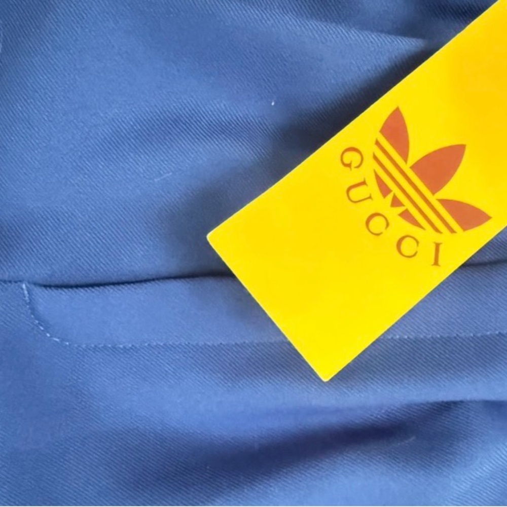 Gucci x Adidas Women's Blue Track Pants , size 38 NWT - Picture 9 of 9